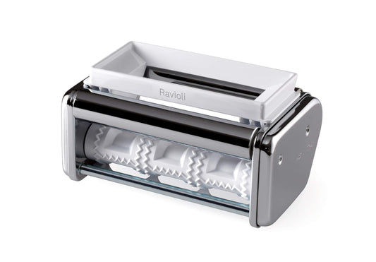 Marcato Ravioli 150 Attachment for Atlas 150 Pasta Machine – Ravioli Maker Accessory for Homemade Filled Pasta, Aluminum Rollers, Easy Install, Made in Italy