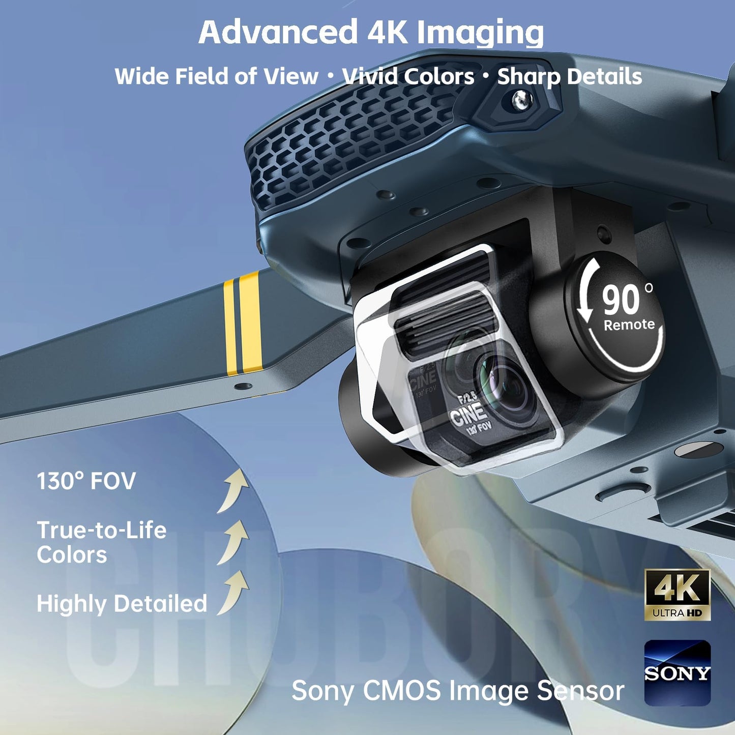 4K Drone with Camera 2650 ft Long Range 84 min Flight Time Super Endurance Foldable Drone with Camera for Beginners, WiFi FPV Quadcopter, Brushless Motor, Auto Hover, Follow Me (3 Batteries)