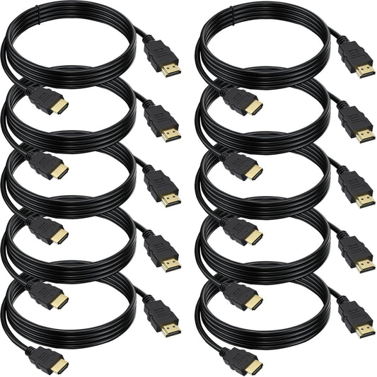 Vorothin 6 10-Pack, 4K 6FT, 2.0 CL3 4K, 1080P@144Hz,ARC CL3 PS5, PS4, HDMI Cable FT HDMI Computer Cable Shielded HDMI