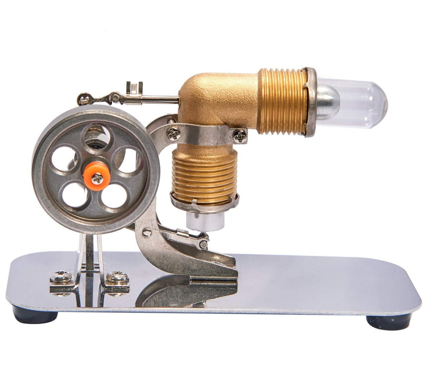 Sunnytech Mini Hot Air Stirling Engine Mini Hot Live Steam Model Education Toy HA001-BJ001