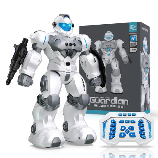 Oharsea Robot Toys for Kids, Toys for 6 7 8 9 10 Year Old Boys Girls, Remote Control Toys with 2.4GHz Gesture Sensing, Programmable Singing Dancing RC Robot, Birthday Gifts for Boys and Girls