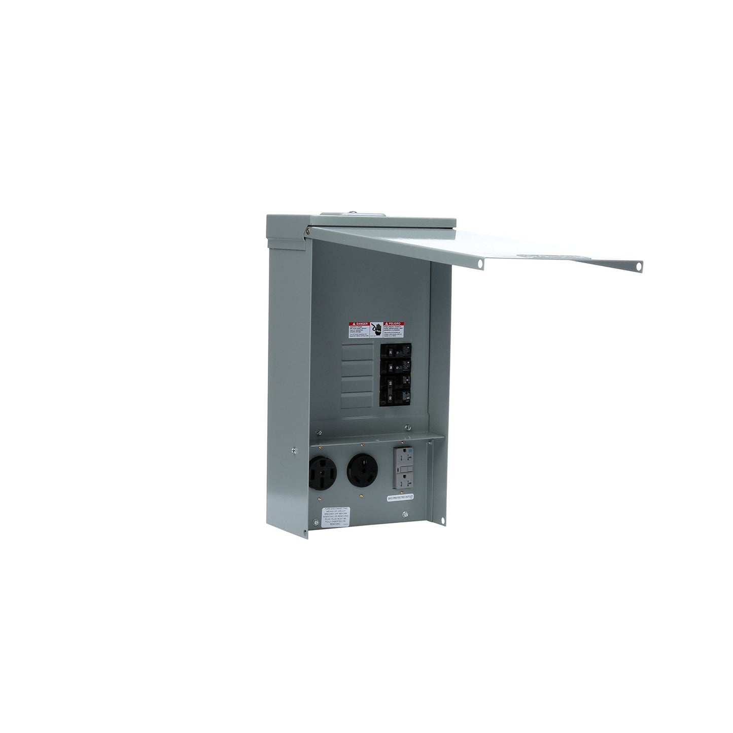 Siemens Talon Temporary Power Outlet Panel with Q230 30-Amp Double Pole Type QP Circuit Breaker