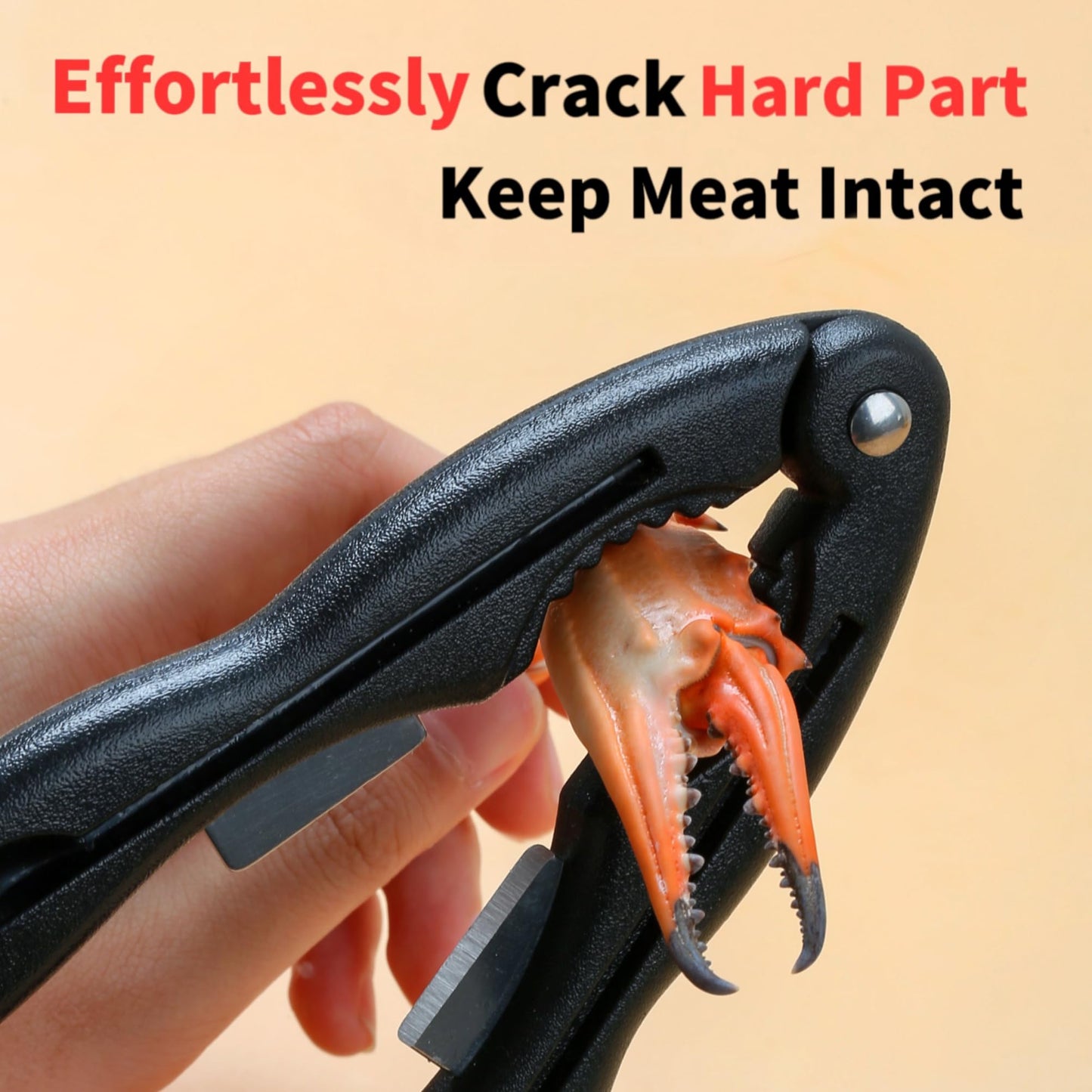 ADORAMBLING 2PCS Crab Crackers and Tools Multifunctional Crab Leg Crackers Efficient Lobster Crackers Sturdy Seafood Crackers and Tools Portable Lobster Crackers and Picks Set Crab Claw Crackers