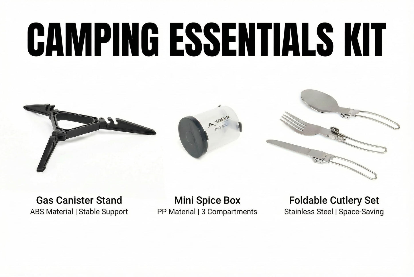 Widesea 1-2 Person Camping Cookware Set – Backpacking Pot with Heat Efficiency Ring, 3300W Folding Stove, 480ML Insulated Aluminum Mug, Utensils & Spice Container – Compact Outdoor Cooking Kit