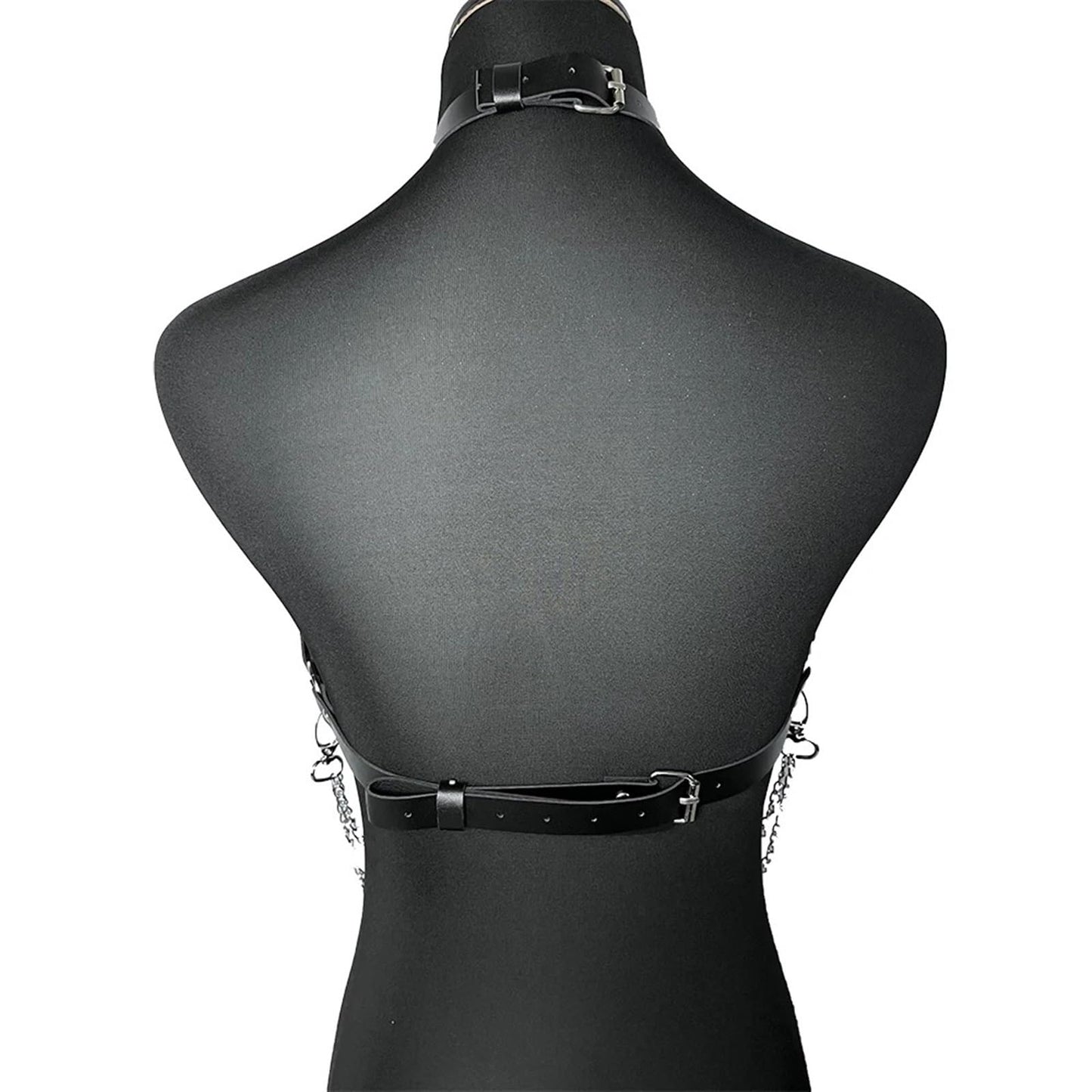 PRIOUTZ Punk Belts PU Leather Body Chain Waist Belt BDSM Lingerie Bondage Kit Harness Lingerie Goth Bondage Lingerie