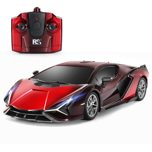 MIEBELY Lamboghini RC Car - 1:24 Scale Lambo Toy Car 3.7V 500mAh, Sián Fast Remote Control Car for Boys 8-12, Rc Race Model Birthday Gifts for Kids Adults Boys Girls Age 6-12 Year Old