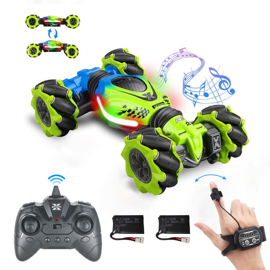 XUERENTECH Gesture RC Car for Boys Girls 6-12 Year 4WD Remote Control Car 360° Rotate Off-Road Drift Hand Controlled Twist Cars with Light Music for Kids Toy Birthday Xmas Gift