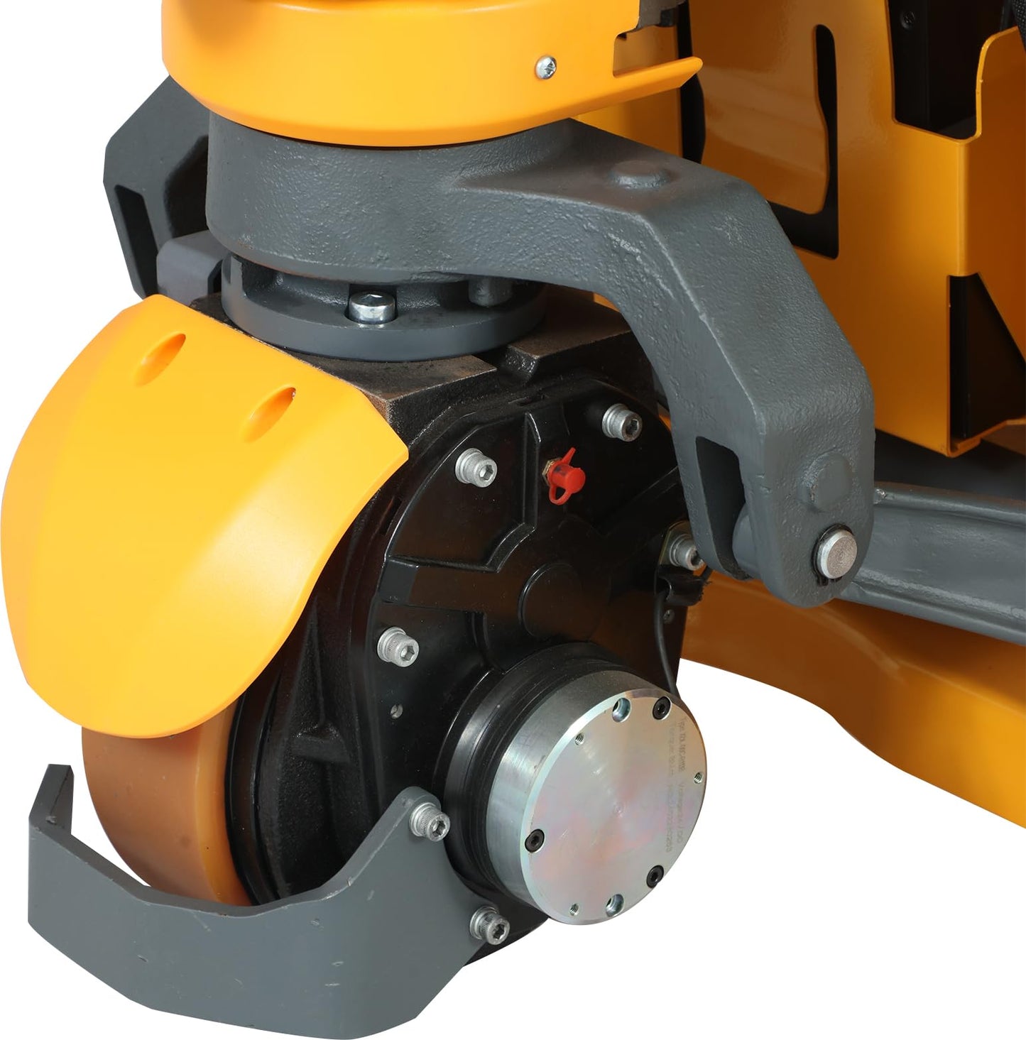 APOLLO Electric Pallet Jack Truck Lithium Battery 3300lbs Capacity 48" Length x 27" Width Fork Size for Material Handling