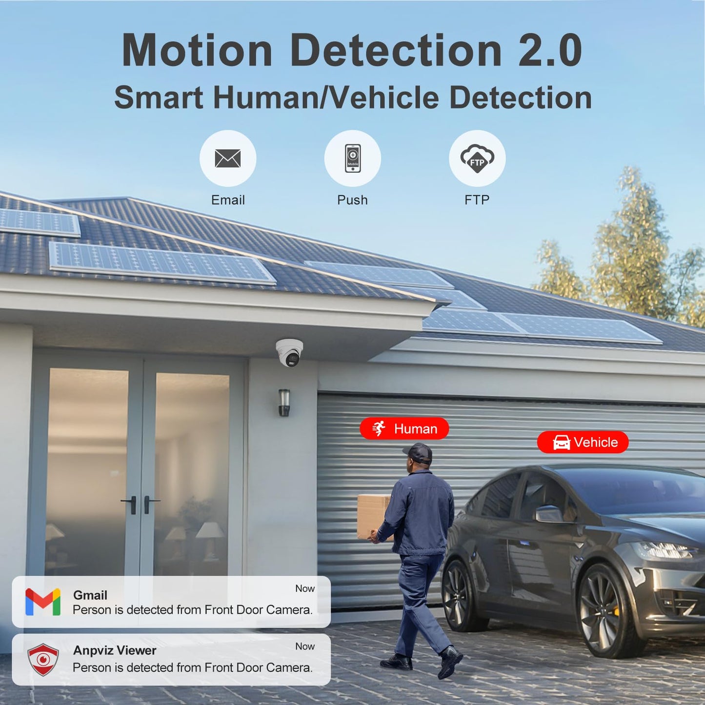 【Active Deterrent & 2-Way Audio】Anpviz 16CH PoE Security Camera System, 16X 5MP Wired IP Turret Cameras Outdoor Metal, 12MP NVR with 4TB HDD, Human/Vehicle Detection, Plug&Play for Business (H Series)
