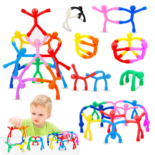 YOTNUS 36pcs Travel Magnetic Toys for Kids Toddlers: Portable & Durable for Airplane Road Trip Car Travel Games, Magnetic-People-Magnet-Men, Creativity & Educational, Fidget Toys for Classroom Office