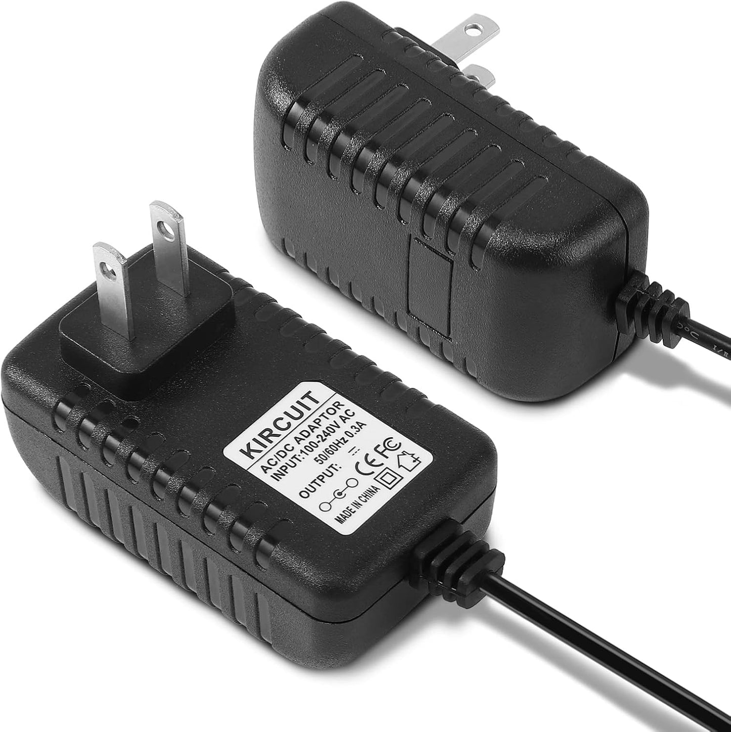 Kircuit ONA13AV504 Cassette AC DC Adapter Cord Plug for Onn Recorder Player Power Supply