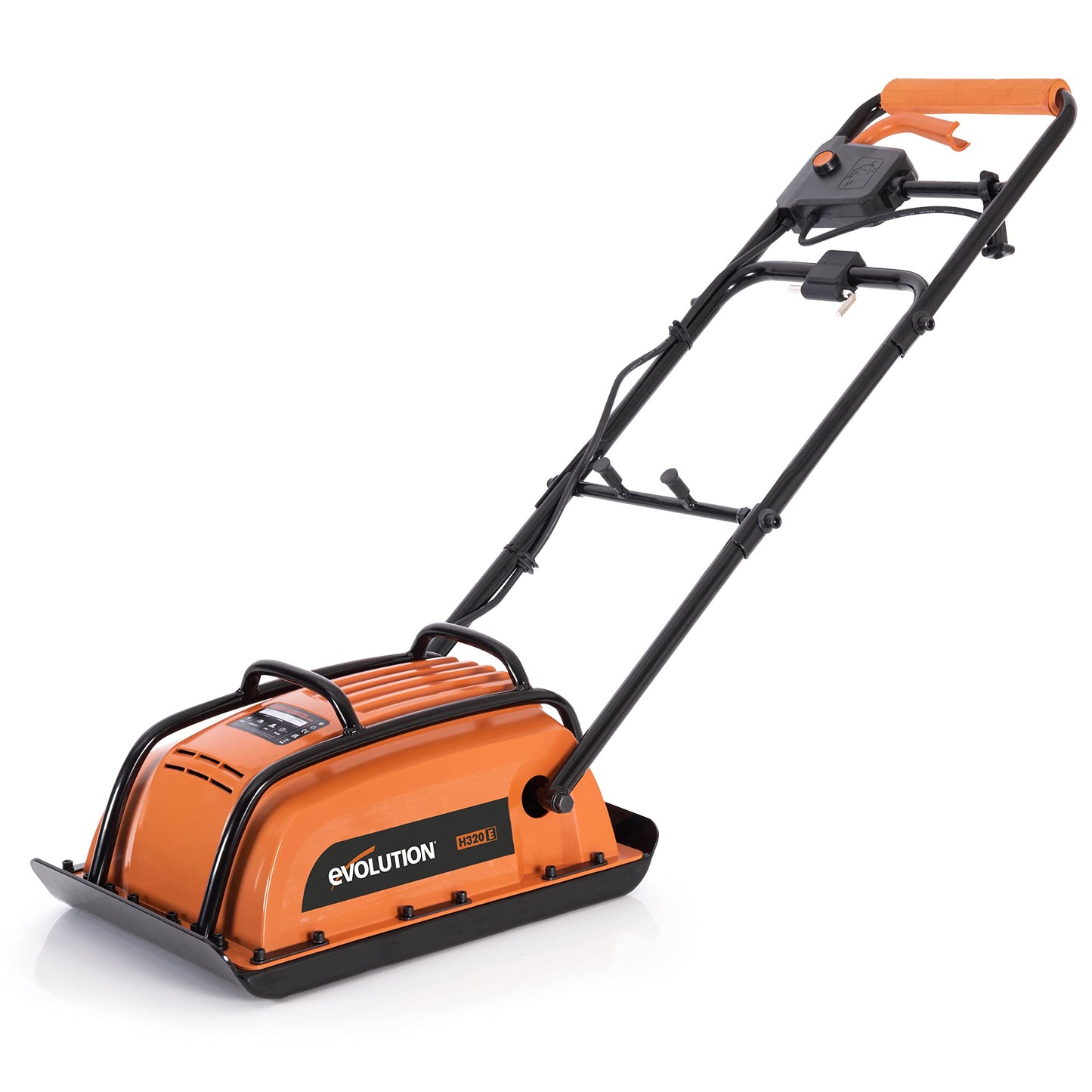 Evolution Hulk Electric Plate Compactor - Ideal For Levelling Pavement, Artificial Turf Ground Preparation, Patio, Blockwork, Sand, Soil & More
