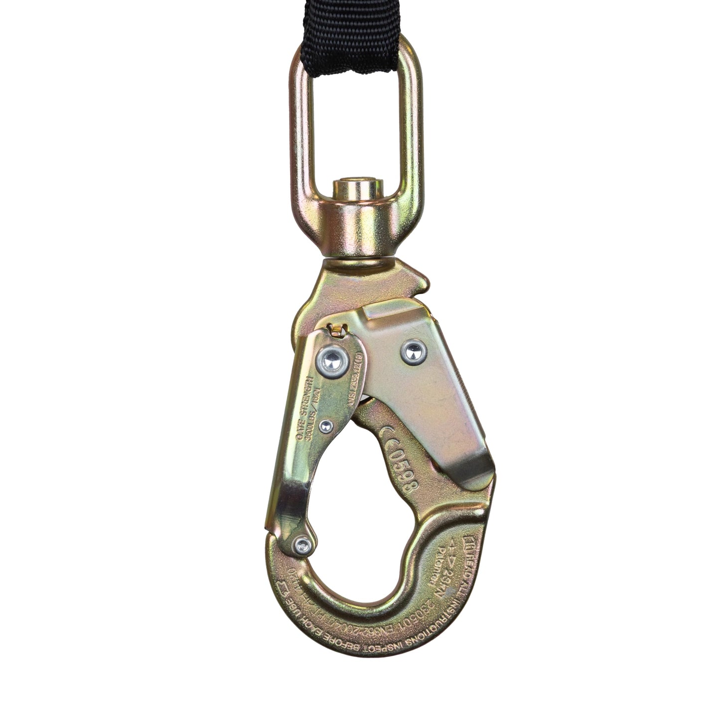 Malta Dynamics Edgehog Self Retracting Lifeline – 20’ Leading Edge Fall Protection Yoyo Cable, Class 2 Retractable Lanyard with Quick-Action Brake, OSHA and ANSI Compliant Safety Lanyard