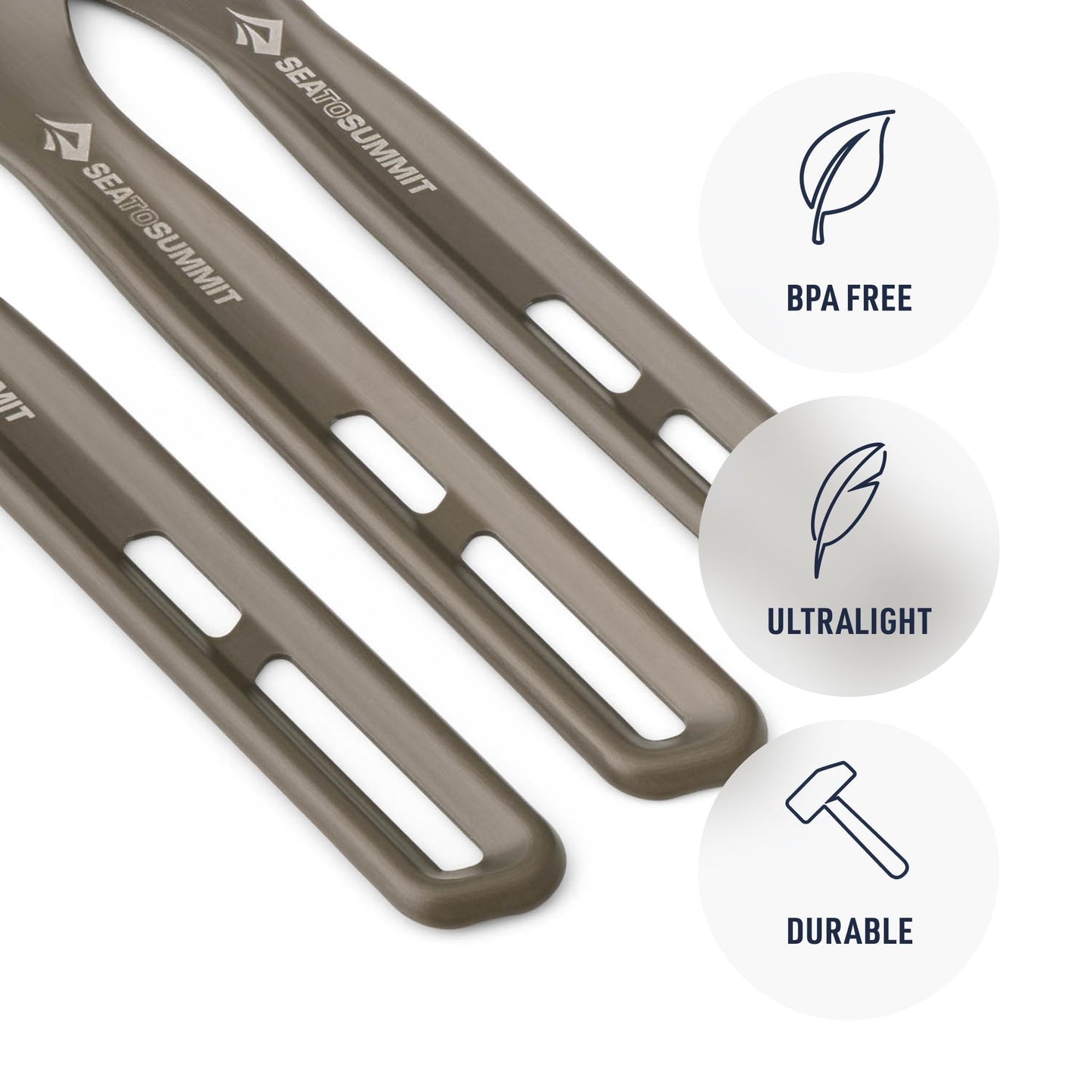 Sea to Summit Frontier Ultralight Cutlery Set, Fork, Spoon and Knife