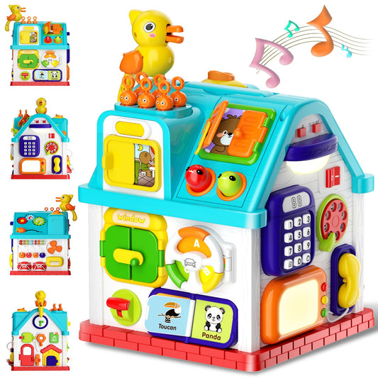 Toddler Toys for 1 Year Old Girl & Boy Gifts, Christmas &1st Birthday Gifts Toys for Ages 0-2, 20-in-1 Musical Learning House Baby Toys 6-12 12-18 Months, Montessori Sensory Toys for Toddlers 1-3