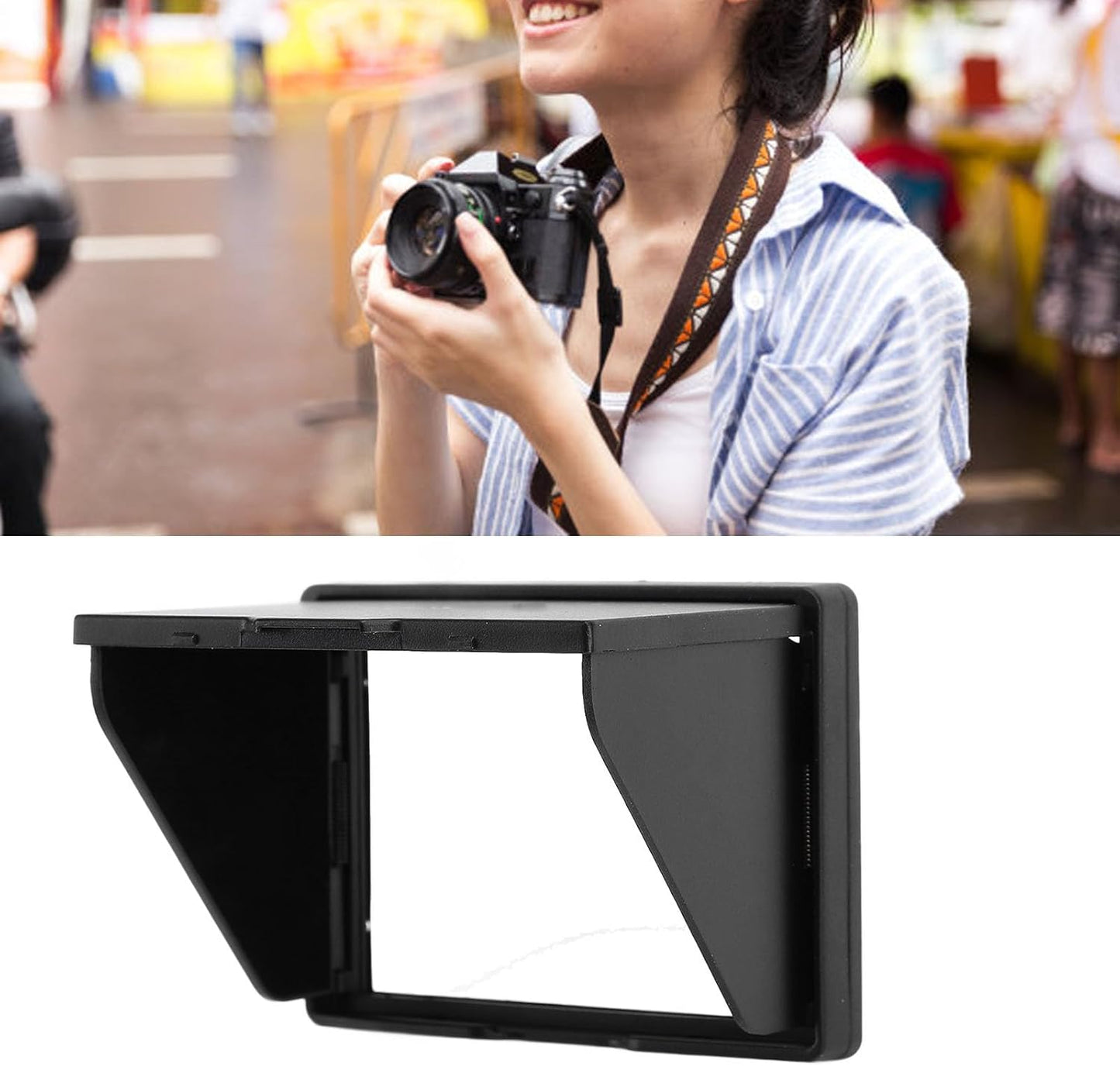 Culnflun 3 Inch A7 A7M2 A7R2 A7M3 A9 Camera LCD Sun Shade, Folding LCD Viewfinder Screen Protector Hood, Sun Hood