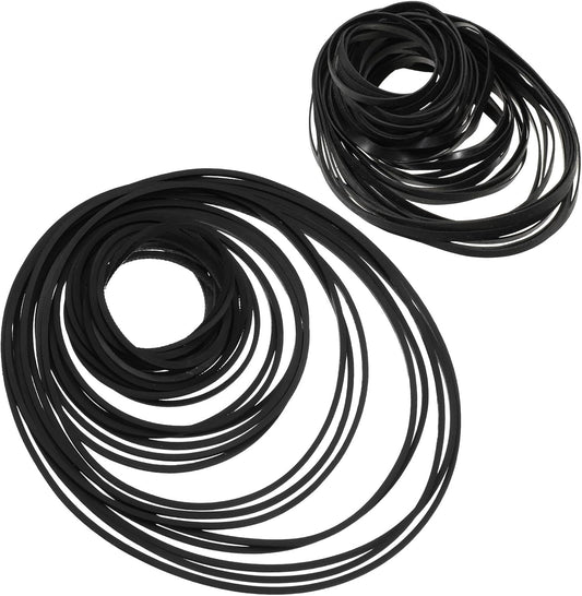 Vin Beauty 100 Cassette Cassette 40-135 mm Cassette (1mm 3mm Pcs Black Recorder Rubber Belts Recorder Repair