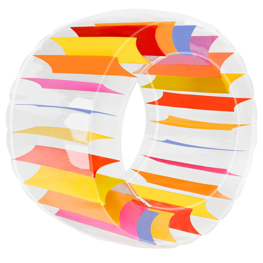 Zcaukya 47" Giant Inflatable Water Wheel for Kids, Colorful Pool Float Roller Toy for Swimming Pools, Beaches, Lawns Summer Party Fun