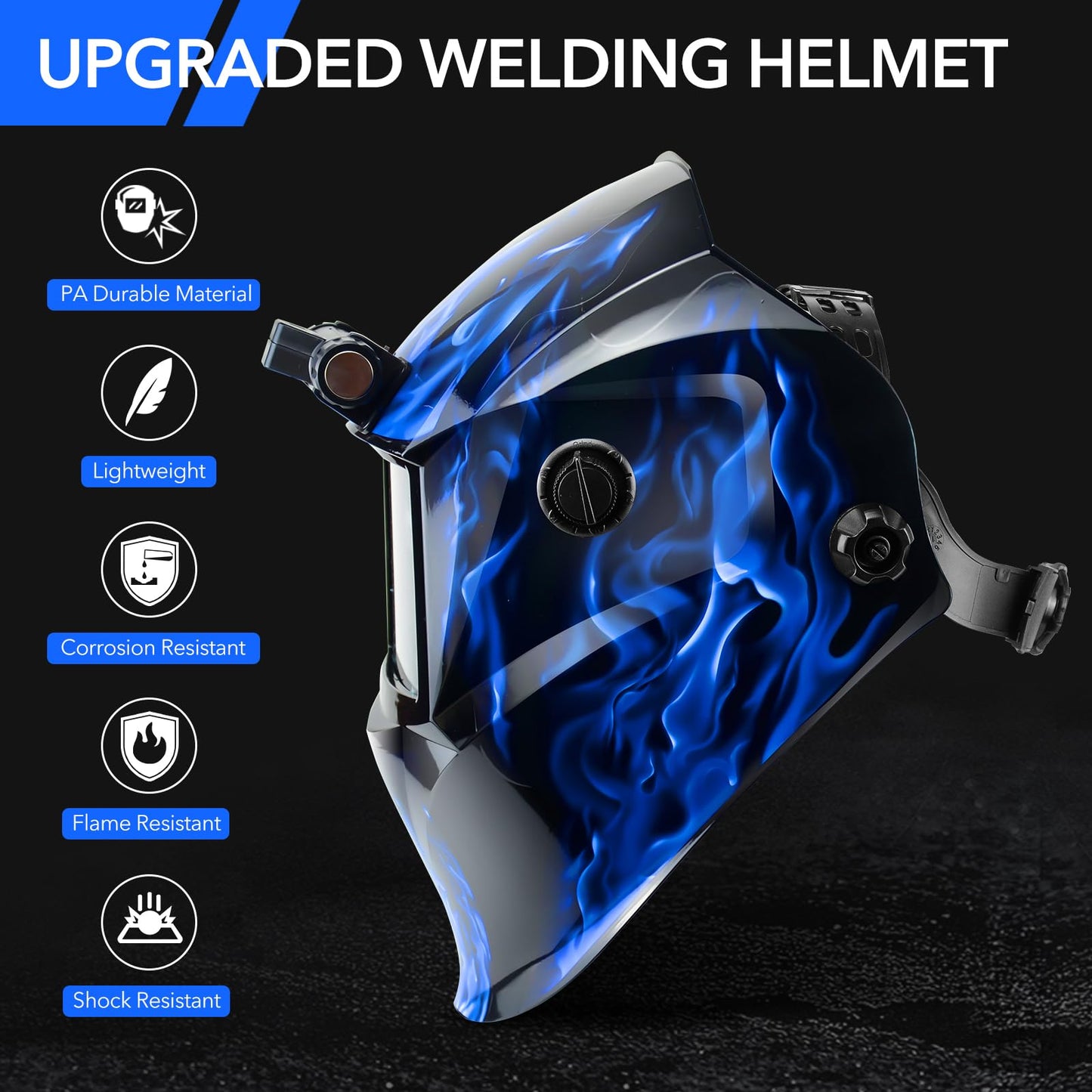 TRQWH Portable Welder Machine 110V ARC Handheld Welder & Auto Darkening Welding Helmet