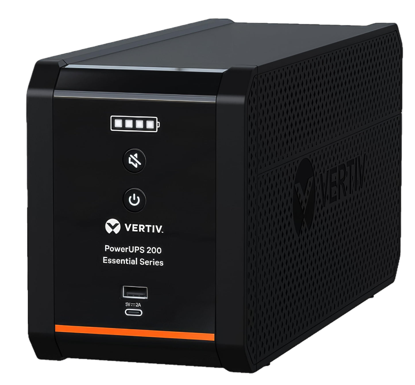 Vertiv Liebert PowerUPS 200 Essential, PSA6E-1500LVT, Line Interactive UPS 1440VA/850W, Battery Backup & Surge Protector, AVR, 8 Outlets, USB C+A Charging, 3 Year Warranty