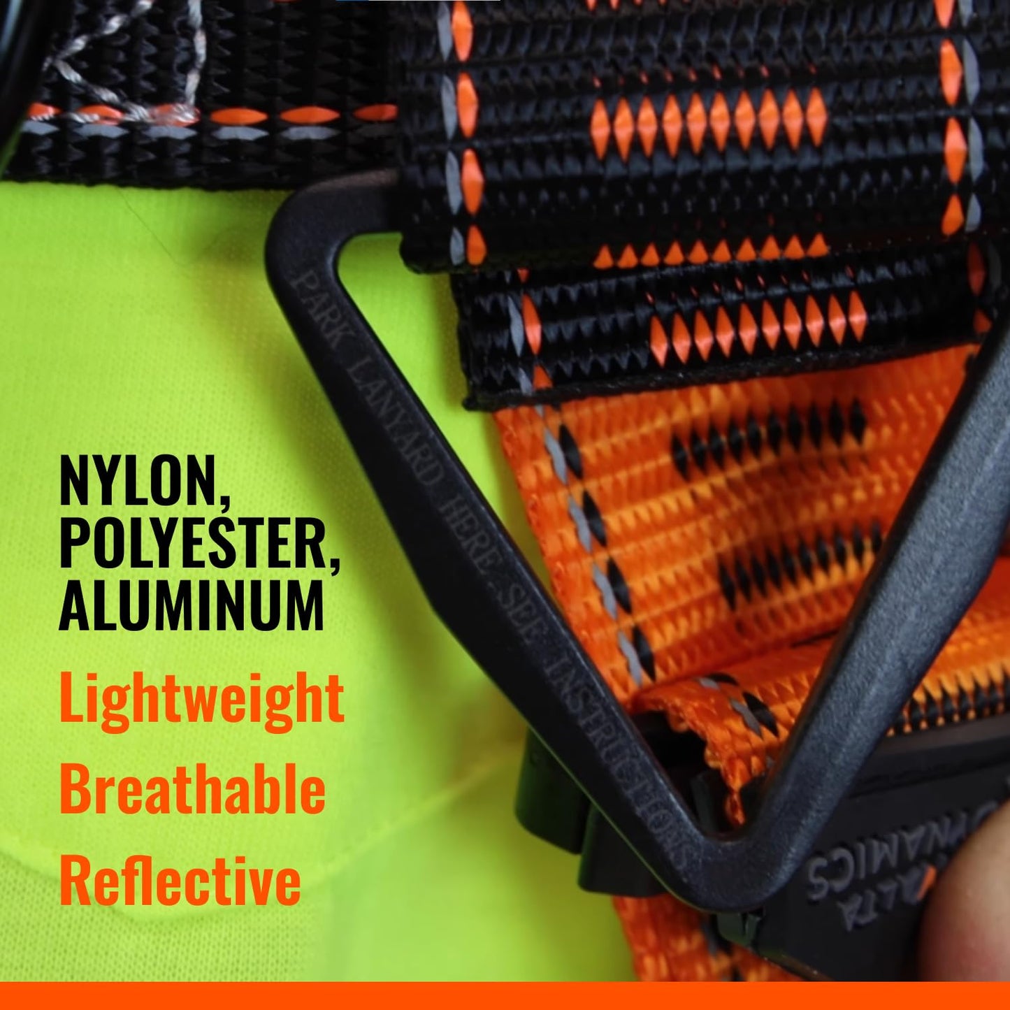 Malta Dynamics Razorback Elite MAXX - Safety Harness and Fall Protection Kit with Sewn in Lumbar Support Belt and Built-in Rescue Handles for Fall Arrest, OSHA & ANSI Compliant (Small-Medium)