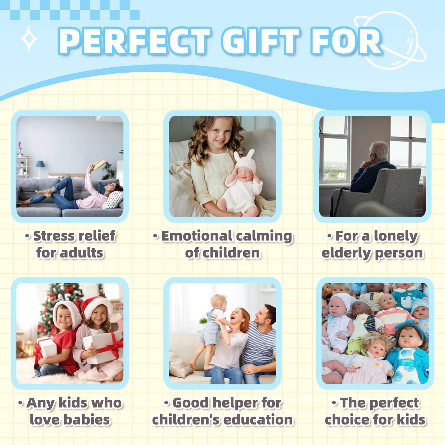 GiggleBabble 12 Inch Full Body Silicone Reborn Baby Doll Girl - Eyes Closed - 2.4lbs Weighted Lifelike Doll - 4.5/5 Stars Vine Tested - Soft Silicone Touch & Safe Gift for Kids 3+