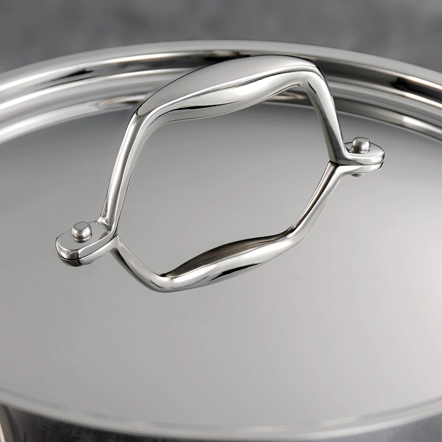 Tramontina Signature Tri-Ply Clad Stainless Steel 8-Quart Stock Pot with Lid, Induction-Ready Pasta Pot, Dishwasher-Safe, NSF-Certified, Made in Brazil