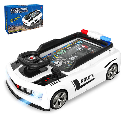 Mytothfy Musical Steering Wheel Racing Car Toy, Racing Adventure Car Steering Wheel for Toddler Kids, Toddler Simulated Driving Game Cars with Sound and Light, Xmas Birthday Gifts for Kids Ages 3+