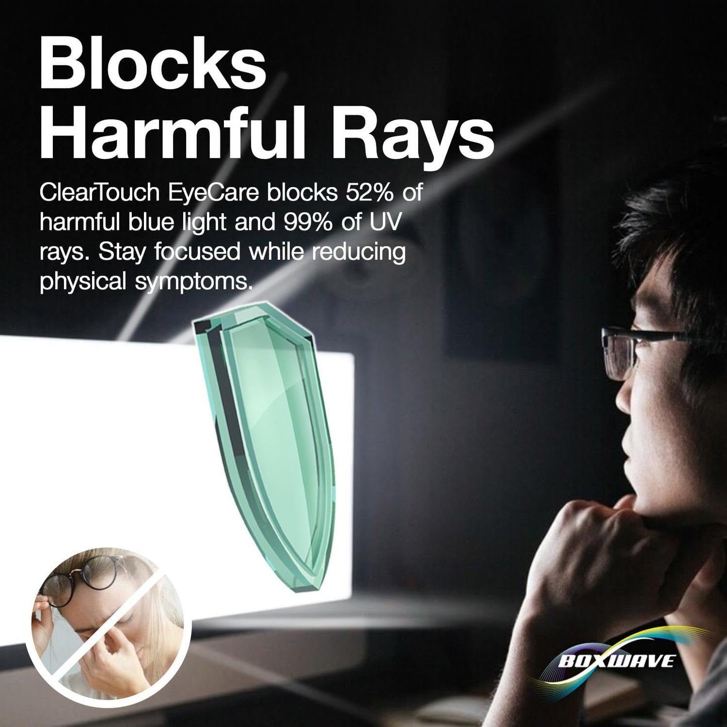 BoxWave (5.0 (2-Pack), Screen Protector Compatible with Goodbaby Baby Monitor in) - ClearTouch Crystal Anti-UV EyeCare