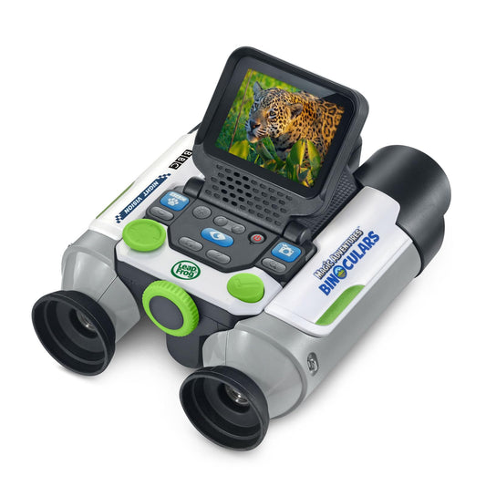LeapFrog Magic Adventures Binoculars with Screen Capture, Night Vision for Kids Ages 4 and up, White
