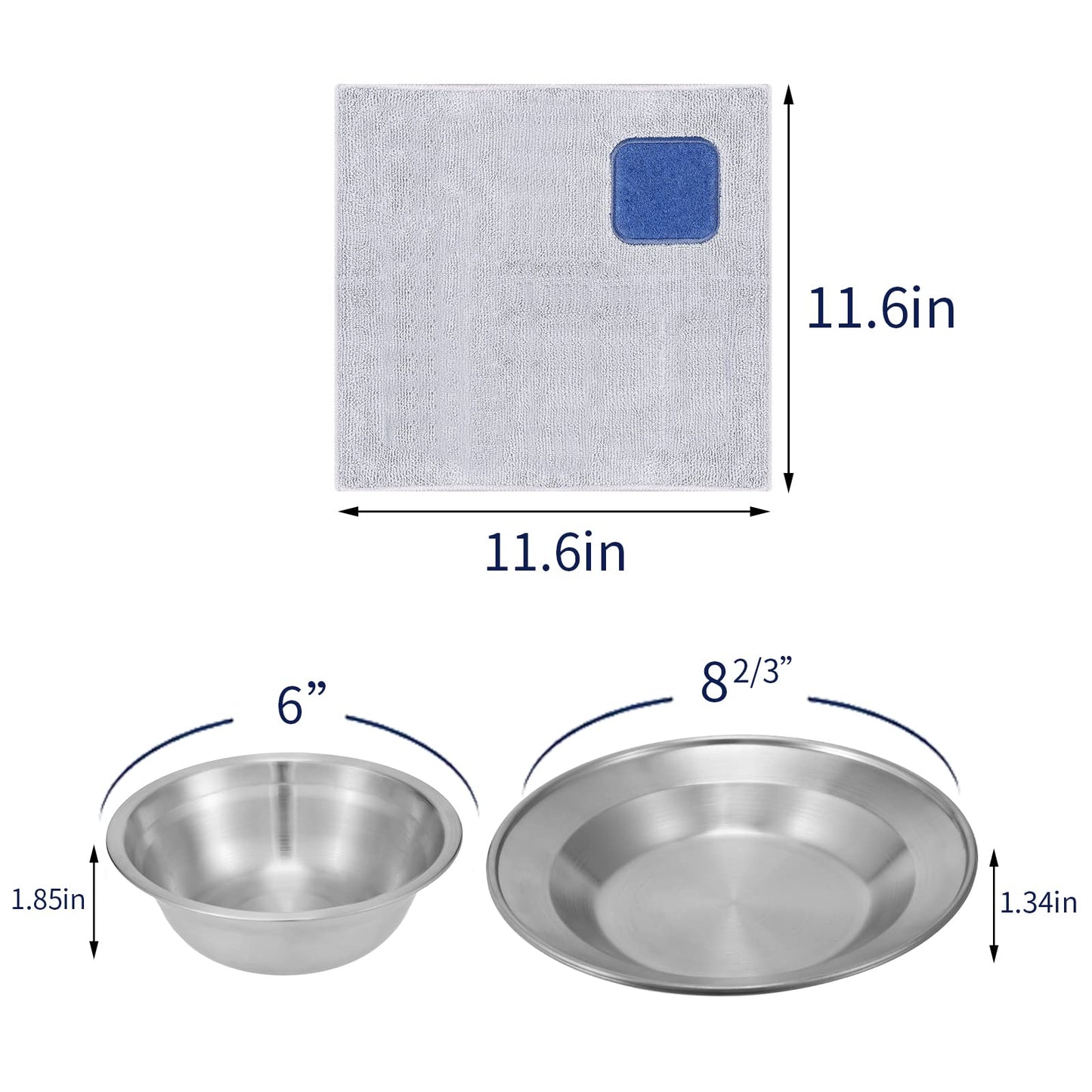 Outdoor Camping Mess Kit - 1 to 2 Persons Camping Dishes Includes Cups, Bowls, Dishes, Knives, Forks, Spoons, Etc, Camping Dinnerware Set with Mesh Bag is Easy to Carry Camping Tableware Set