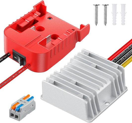 Vibit 18 12 M18 180 V to V Step-Down Converter for Milwaukee Battery, DC Power Adapter, Voltage Reducer Transformer W