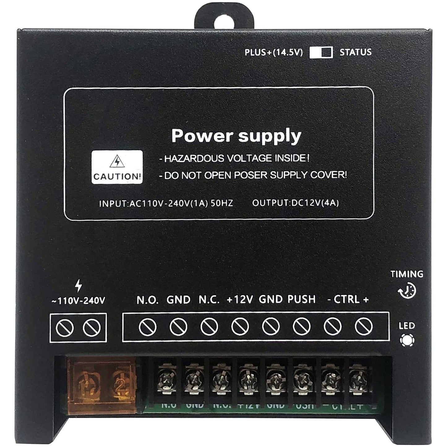 Access Control System Kit with Remote – 1200lbs Holding Force Fail-Safe Electromagnetic Lock, Metal Keypad, 12V Power Supply, Exit Button & Doorbell, Supports RFID, Password & Remote Access