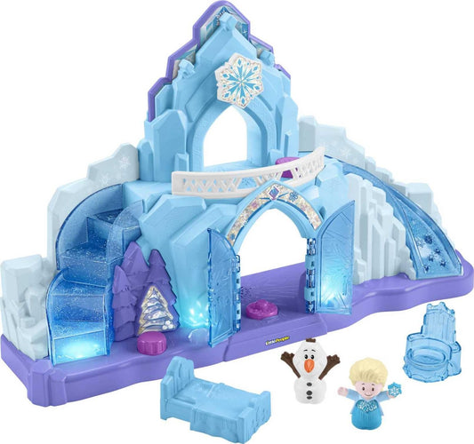 Fisher-Price Little People Toddler Toy Disney Frozen Elsa’s Ice Palace Musical Playset with Figures for Pretend Play Kids Ages 18+ Months (Amazon Exclusive)