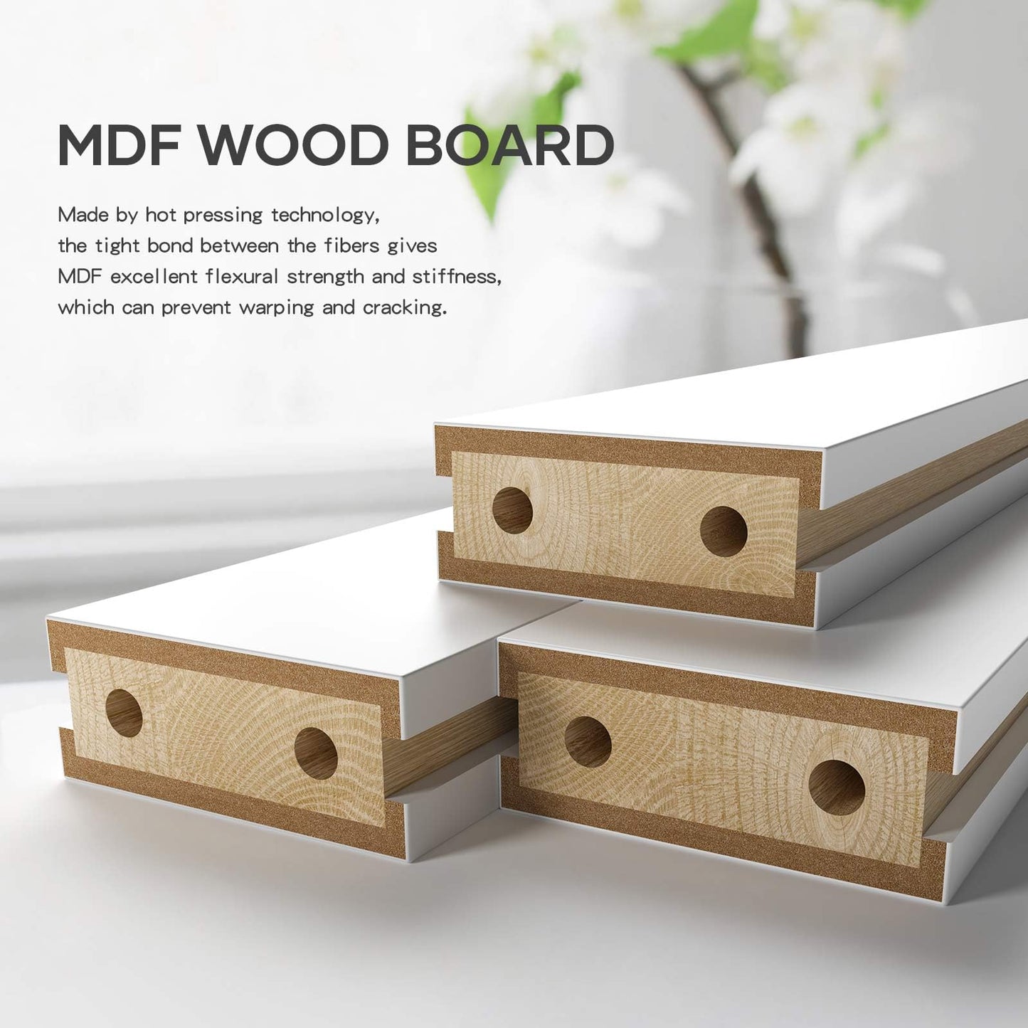 ROYMELO 32x96 Inch White Sliding Barn Door Slab with 5.5ft Hardware Kit Included, 5-Panel, MDF Wood Panel Covered with Water-Proof Scratch-Proof PVC Surface, Simple DIY Assembly