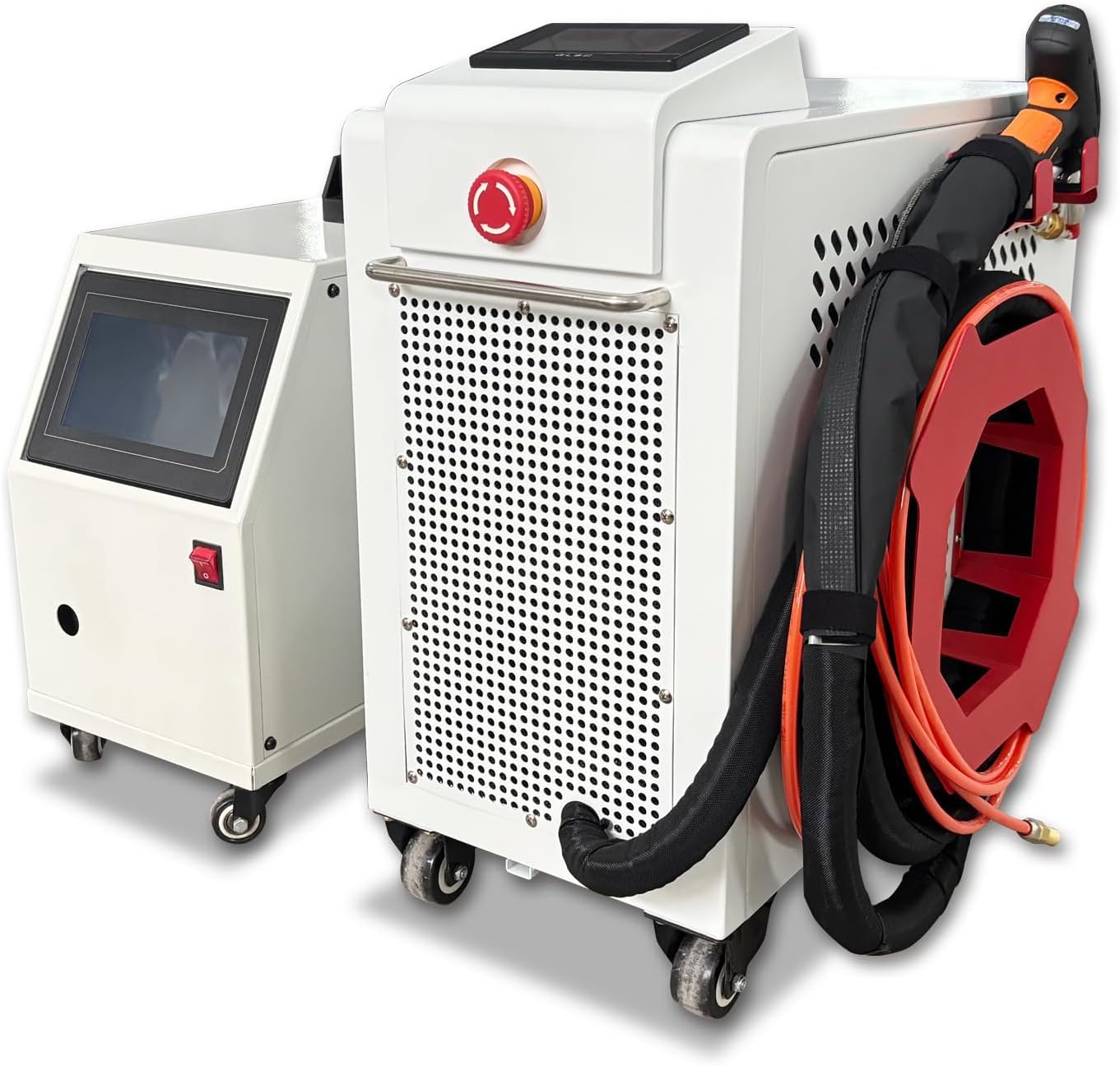 HEROLASER 1500W Air-Cooled Handheld Laser Welder, Portable 220V Laser Welding Machine with Auto Wire Feeder for Stainless Steel, Carbon Steel & Aluminum