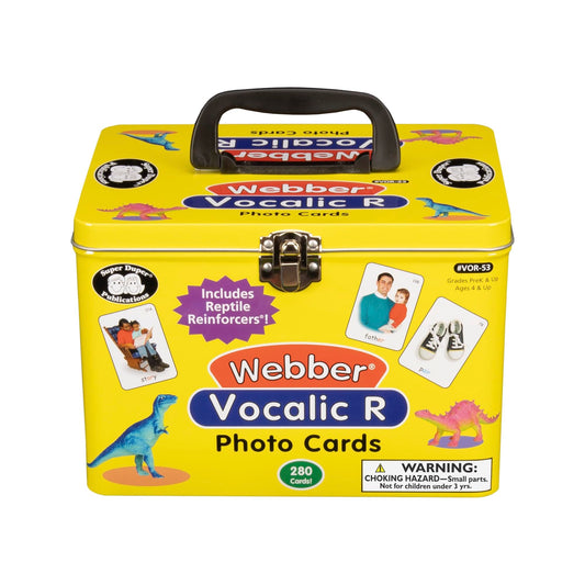 Super Duper Publications | Webber® Vocalic R Photo Card Decks | Educational Learning Resource for Children | Speech Therapy
