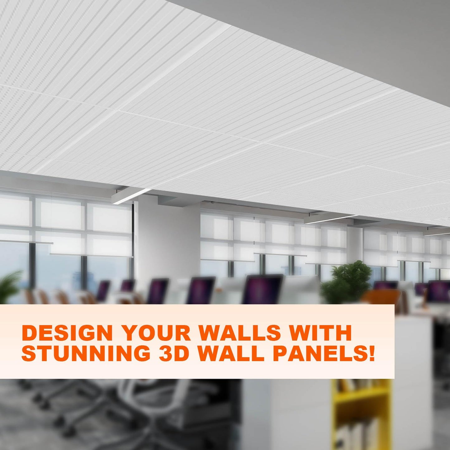 Panels 12 Pack Drop Ceiling Tiles 2x4 Ft,3D Wall Panels for Interior Wall Decoration,PVC Ceiling Covering Sheet 24x48 in, for Interior Wall Paneling Decor and Ceilings,White