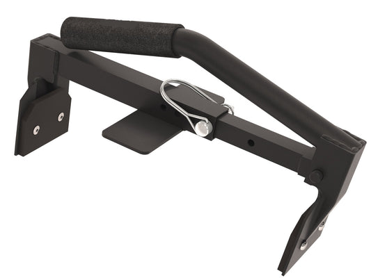 Bon Heavy Duty Block Tongs Adjustable Masonry Lifting Tool with Rubber Grip Pads Stabilizer Plate 8 1/2 in. to 13 in. Block Spacing
