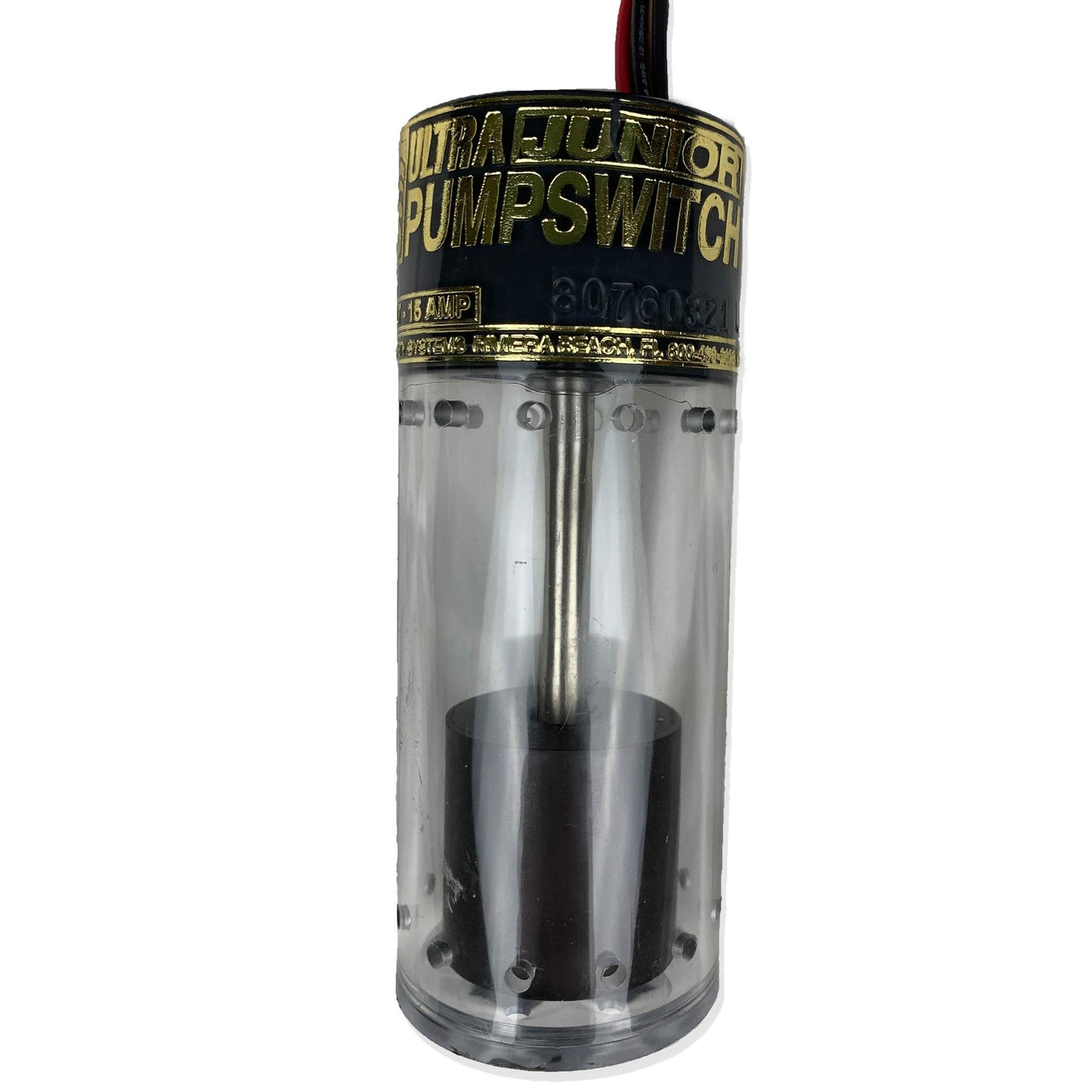 ULTRA Bilge Pumpswitch Jr. Float UPS-02, High Water Level Sensitivity Sensor, Reliable Automatic Pump Switch Activation for Boats and Yachts, Durable Construction, 12 Volt - Junior