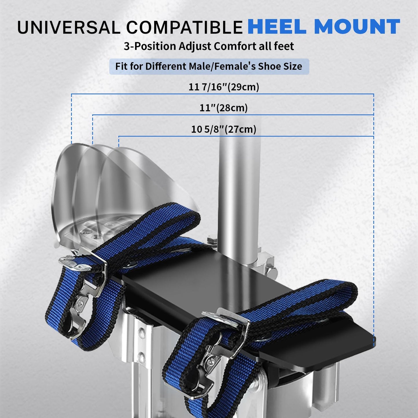Drywall Stilts, 18''-30''Drywall Stilts for Adults Adjustable Heights Aluminum Work Stilt for Sheetrock Drop Ceiling Painting Painter Pruning Branches or Cleaning