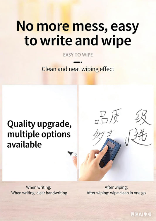 Upgraded A-Frame Whiteboard, 24 * 36‘’，360° Double-Sided Magnetic Dry Erase Board, Height Adjustable Standing Easel with Smooth Non-Slip Base for Home, Office, Classroom, Drawing