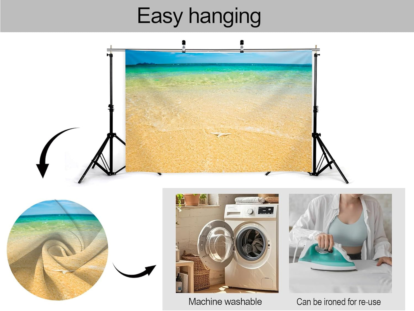 KeyWork 9x6ft Artisan Bread Assortment Backdrop Fresh Bakery Photography Background for Party Food Themed Gathering