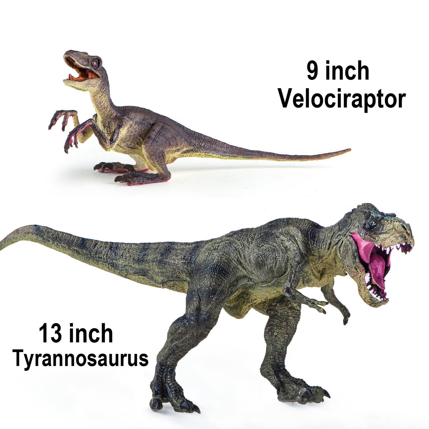 Lavesom 6PCS Jumbo Dinosaur Toy Set, Realistic Dinosaurs Toys for Kids - Large Dino Playset for Boys and Girls 3 4 5 6 7 Year Old Children Birthday Dinosaur Lovers