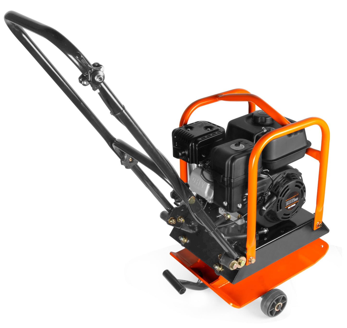WEN 6.5HP 196cc Plate Compactor with Wheels and 3350-Pound Compaction Force (56096)