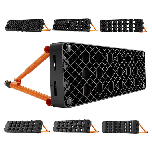 VEVOR 6-in-1 Soccer Rebounder Board, 37.4 x 9.8 in Portable Soccer Rebound Wall, Dual Surface Sports Kick Back Trainer, 3 Adjustable Angles Soccer Training Equipment for Passing, Control & Reflex