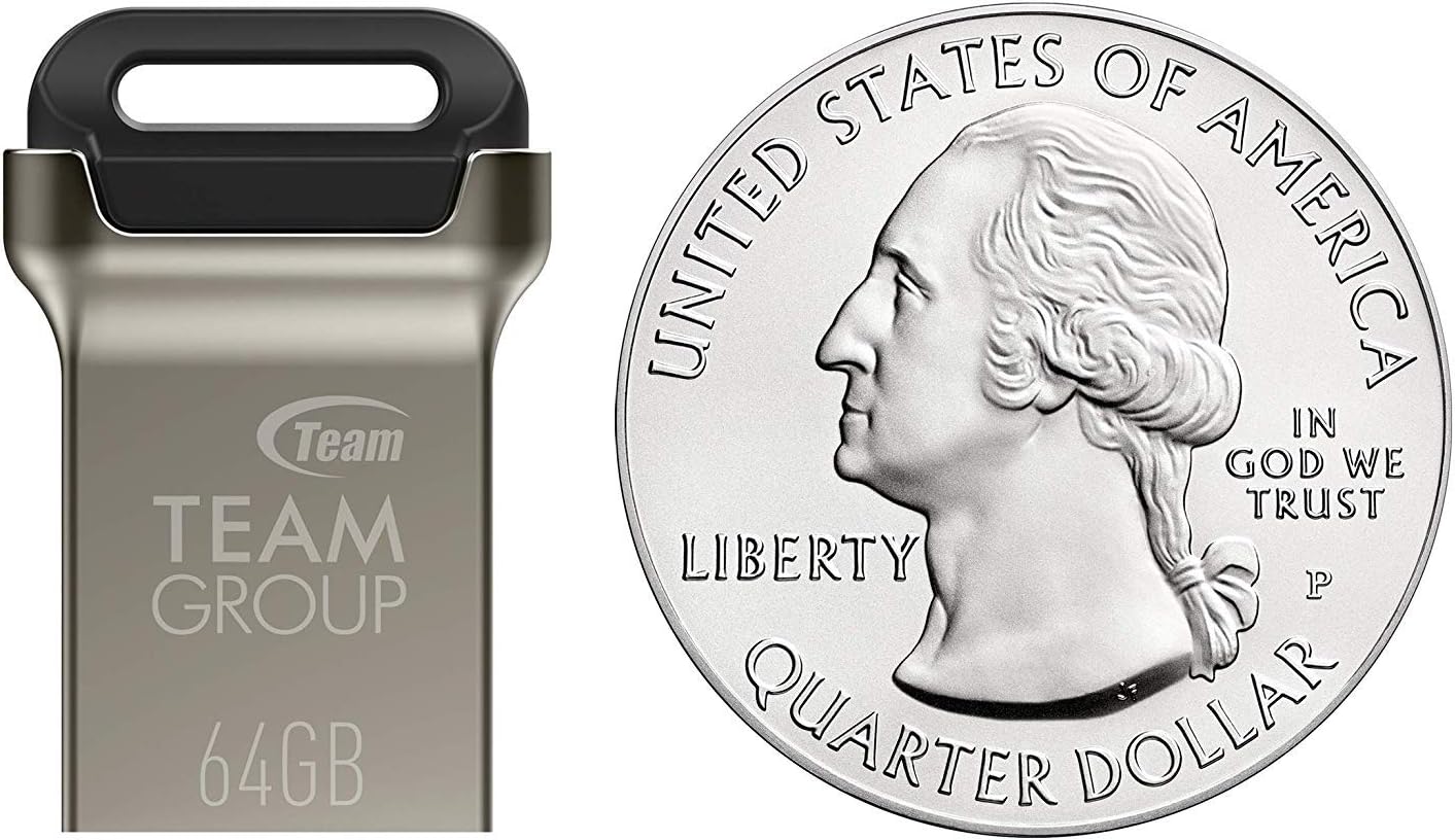 TEAMGROUP C162 32GB 5 Pack 3.2 1 3.1/3.0 100MB/s TC162332GB21 USB Gen USB Mini Fits Metal Read Flash Thumb Drive