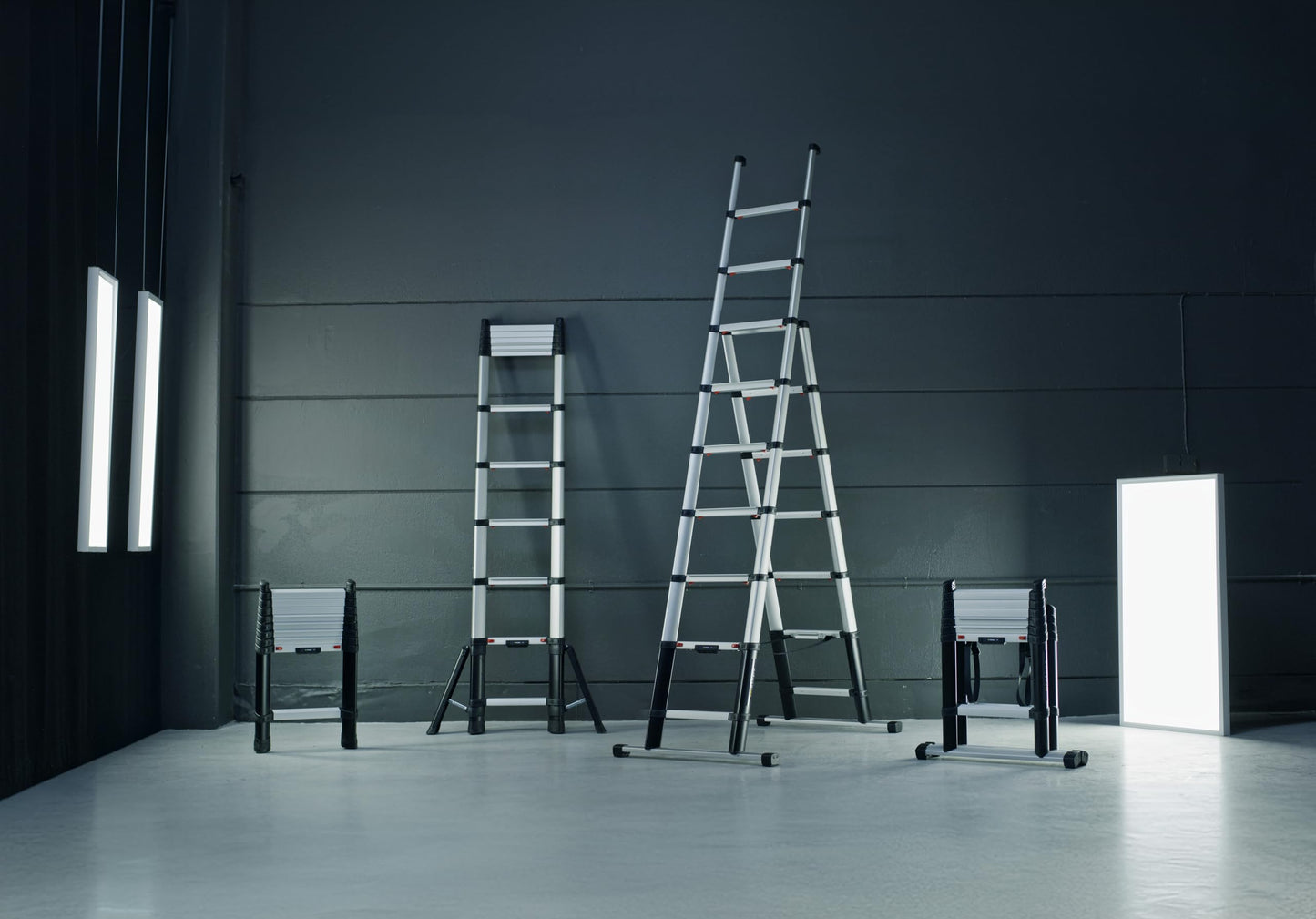 W.Steps Combi 9.5 FT | Telescopic Combination Ladder, ANSI Type 1A Certified