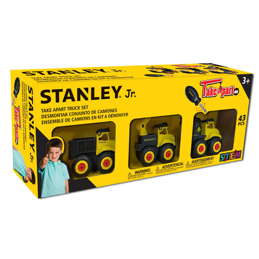 Red Toolbox Stanley Jr. Take Apart Dot 3 Piece Set