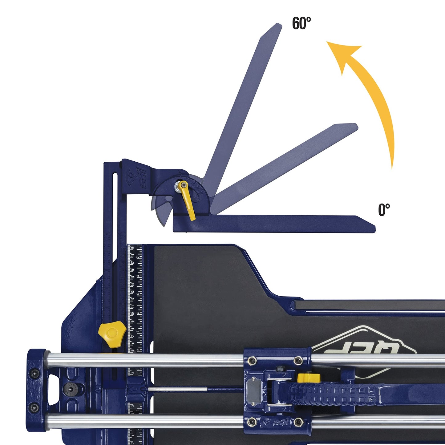 QEP 10800 28-Inch Rip and 20-Inch Diagonal Professional Porcelain Tile Cutter with 7/8-Inch Cutting Wheel